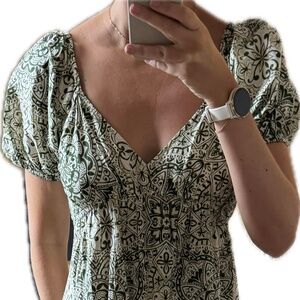 Primark Green Midi Dress size 10